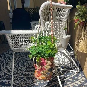 Colorful Hanging Planter Basket
