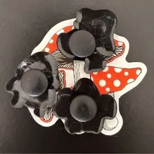 Colorful Mushroom Jibbitz Set