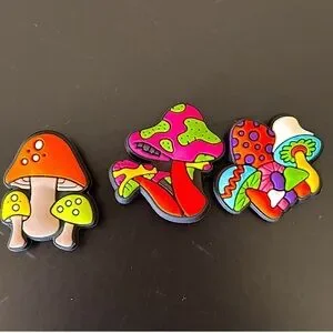Colorful Mushroom jibbitz Set Colorful Mushroom jibbitz Set