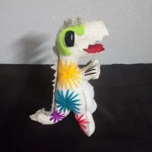 Colorful Plush Dinosaur Toy For Reptile Pets