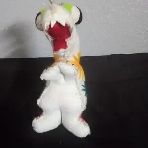 Colorful Plush Dinosaur Toy For Reptile Pets