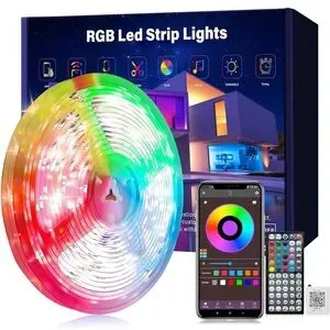 Colorful RGB LED Strip Lights with Remote Control