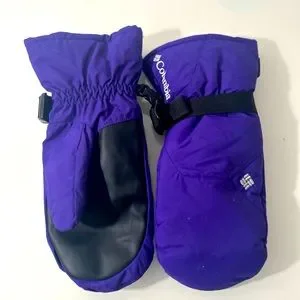 COLUMBIA WATERPROOF PURPLE MITTEN.SIZE YOUTH LARGE