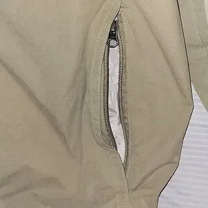 Columbia Windbreaker Jacket Full Zip Lightweight Coat Khaki XL