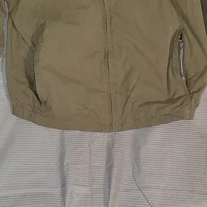 Columbia Windbreaker Jacket Full Zip Lightweight Coat Khaki XL