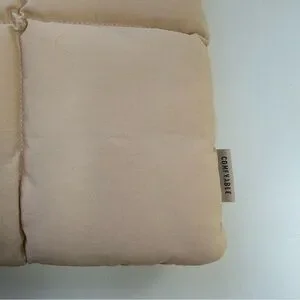 Comfyable Puffy Laptop Sleeve In Color Sand For 13 - 14 Inch Mac Book