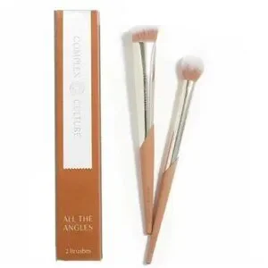 COMPLEX CULTURE “All the Angles” Makeup Brush Duo BRAND NEW IN BOX