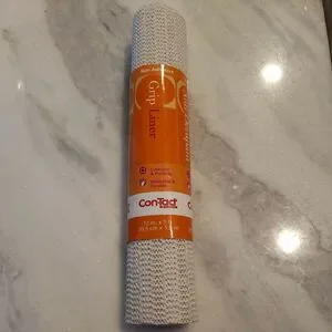 Con-Tact 12 In. X 5 Ft. White Beaded Grip Non-Adhesive Shelf Liner 05F-C6B52-01