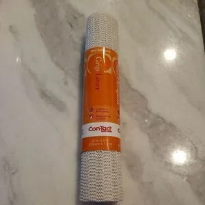 Con-Tact 12 In. x 5 Ft. White Beaded Grip‎ Non-Adhesive Shelf Liner 05F-C6B52-01
