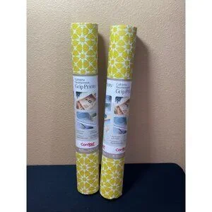 Con Tact Liners Grip Prints Shelves And Drawer Liners Set Of 2 NEW