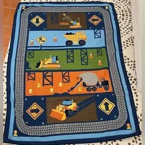 CONSTRUCTION VEHICLE QUILT