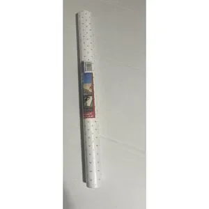 Contact Brand Self-Adhesive Vinyl Shelf Liner 2002 White Rosebud 9E9300‎ 9'x18"