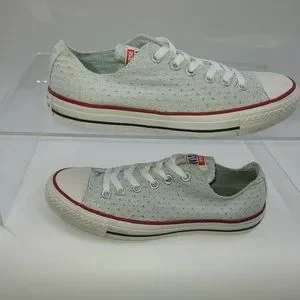 Converse All Star Baby Blue Eyelet Low Top Women‎ Shoes US/6 UK/4 EUR/36.5