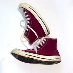 Converse All Star Burgundy Size Unixes Men 4 Women Women 6