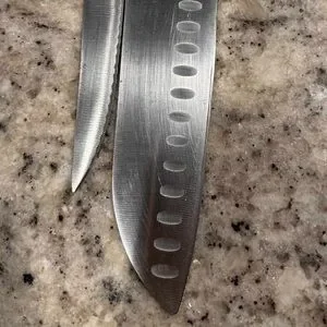 Cooks Stainless Steel Black Kitchen Knife Set Of 7