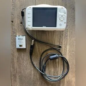 COOLPIX S33 Waterproof Digital Camera Preowned With Accessories