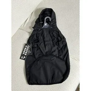 Cooper and Nash Hooded Dog Rain Coat Pocket Removeable Hood Size Large NWT