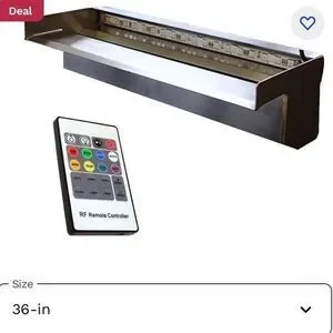COPY - Anjon Color Changing Pond Spillway & Remote 36inch NEW IN BOX LED chewy