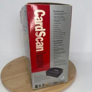 Corex Technologies CardScan 500 Executive Business Card Scanner 7.5 VDC Black