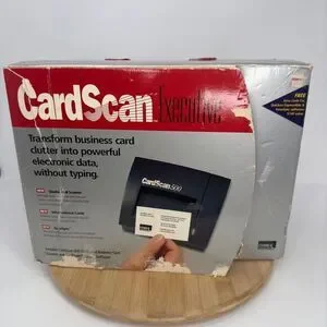 Corex‎ Technologies CardScan 500 Executive Business Card Scanner 7.5 VDC Black