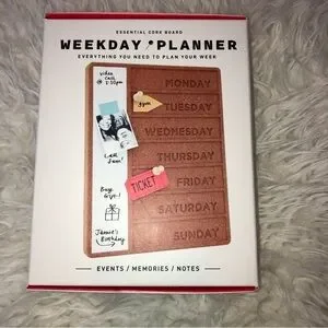 Cork Weekday Planner One-Size