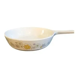 CorningWare Floral Bouquet 6.5" Menu-ette Skillet Pan Vintage