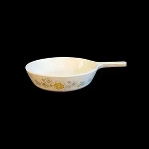 CorningWare Floral Bouquet 6.5" Menu-ette Skillet Pan Vintage
