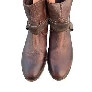 Corral Leather Men's Brown Harness Round Toe Cowboy Size 8.5