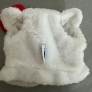 Costume For Cat / Hat Hello Kitty White And Red Plush