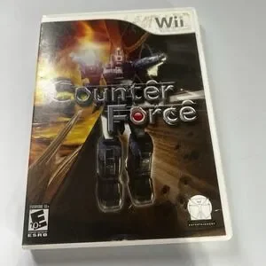 Counter Force (Nintendo Wii 2007) Complete with Manual Case and Game Disc