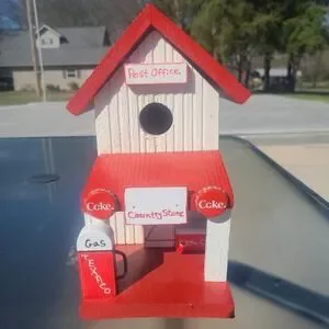Country Store Custom Made Brand New Bird House Amazing Detail & Color 11' by 11'