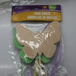 Crafters Square (Foam Wands Only) 5 Packs Of 3 Party Favors Create Fun Designs