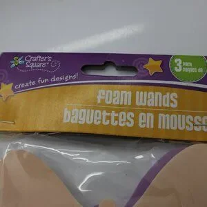 Crafters Square (Foam Wands Only) 5 Packs Of 3 Party Favors Create Fun Designs