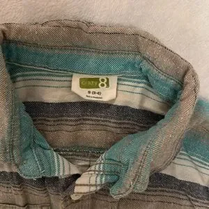 CRAZY 8 FLANNEL SHIRT 5-6 & THE CHILDREN’S PLACE SLIM SKINNY JEANS 6 EUC