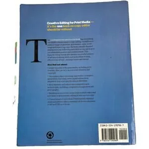 CREATIVE EDITING FOR PRINT MEDIA By Dorothy A. Bowles & Diane L. Borden- GC