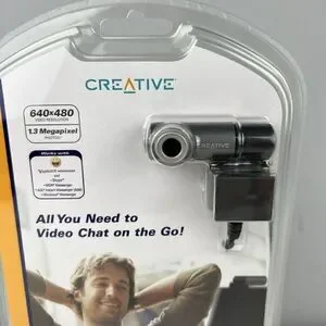Creative Live Cam Notebook Pro USB Webcam W/ Hands-free Headset & Carrying Case