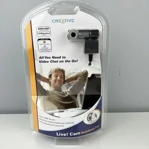 Creative Live Cam Notebook Pro USB Webcam w/ Hands-free Headset & Carrying Case