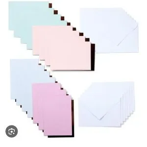 CRICUT JOY 4 Packs Insert Cards Set A2 Macaroons Sampler 12 Cards / Envelopes