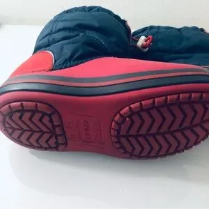 CROCS KIDS SNOW BOOTS -CROCBAND LODGEPOINT BOOT K 203509.SIZE C 11