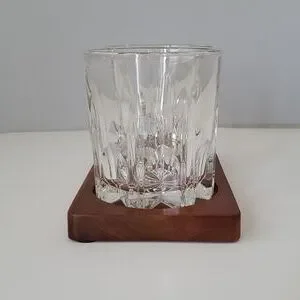 Crown Royal Set Of 2 Whiskey Shot Rocks Glass Set W/ Tray