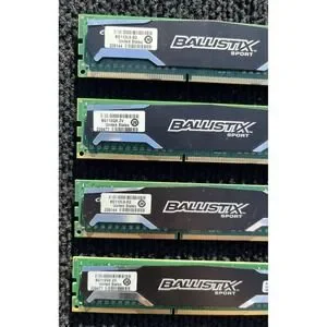 Crucial Ballistix Sport DDR3 32GB (4x8GB) 1600MHz PC3-12800 RAM Made In USA