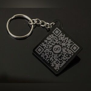Custom QR Code Keychain - Pick One
