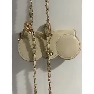 Custype Quilted Cream IPhone 15 Pro Max Crossbody Case W Sunglass Case NWOT