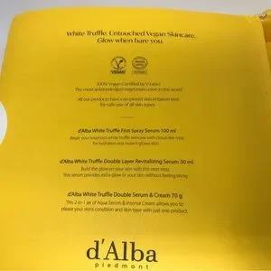 D'Alba Piedmont 3 Piece Skincare Gift Set *FULL SIZE PRODUCTS*