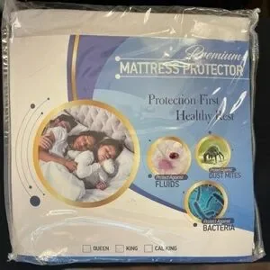 Dahdoul Inc. king premium terry finish mattress protector. NWT. Women Owned