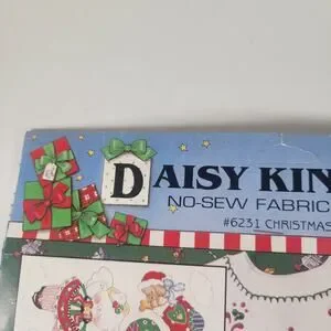 Daisy Kingdom No-Sew Christmas Wishes Fabric Appliqué Craft Vintage