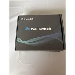 Davuaz PoE Switch 9 port With 2 Uplink 100Mbps Model Da-F0920FBL - New