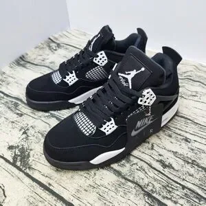 DEADSTOCK Jordan 4 Retro 'White Cement' • OG NIKE AIR • FULL SET