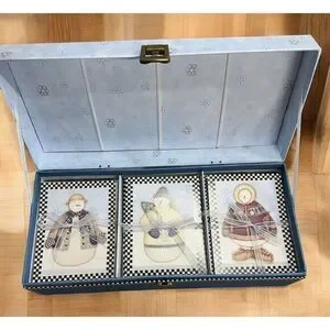 Debbie Mumm 30 Note Cards Snowmen Set-Keepsake Box New ‎ Stationary Winter