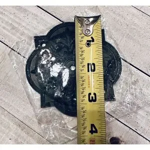 Decorative Black Resin Appliqués Dresser Knob For Furniture